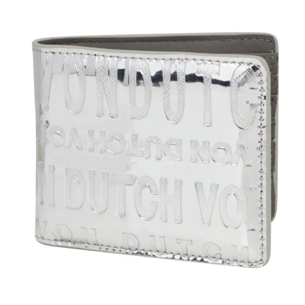 Von-dutch Men's Silver Wallet-purses